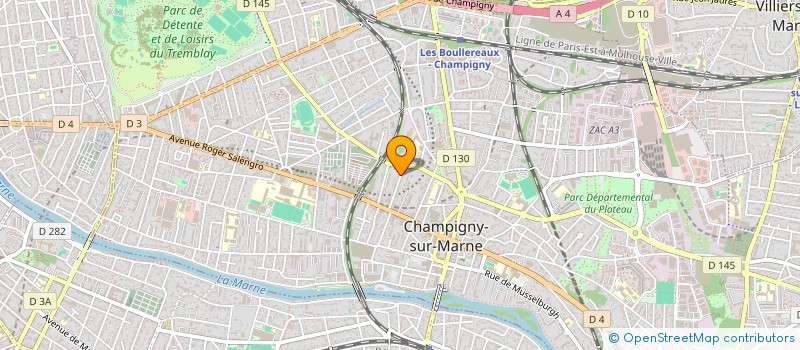 localisation de l'entreprise SCI JULIAN GRIMAU à CHAMPIGNY-SUR-MARNE