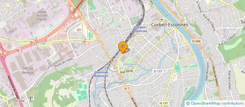 localisation de l'entreprise SCI JULIANA 2014 à CORBEIL-ESSONNES