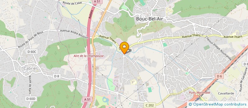 localisation de l'entreprise SCI JULIANA à BOUC-BEL-AIR