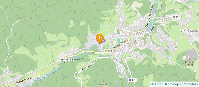 localisation de l'entreprise SCI JULIANA  SENONES