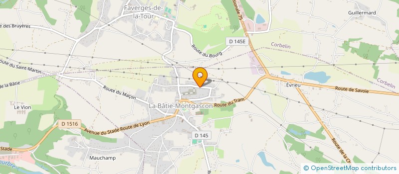 localisation de l'entreprise SCI JULIANE  LA BATIE-MONTGASCON