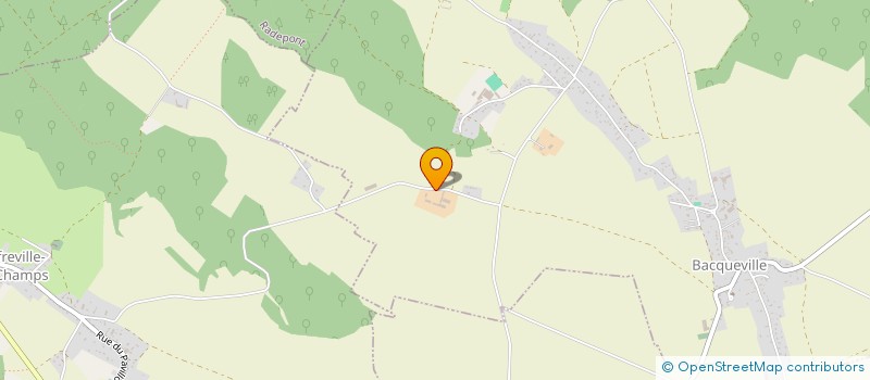 localisation de l'entreprise SCI JULIANE  BACQUEVILLE