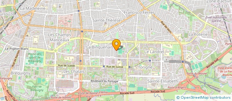 localisation de l'entreprise SCI JULIANNA  RENNES