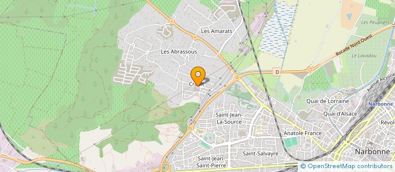 localisation de l'entreprise SCI JULIANNE à NARBONNE