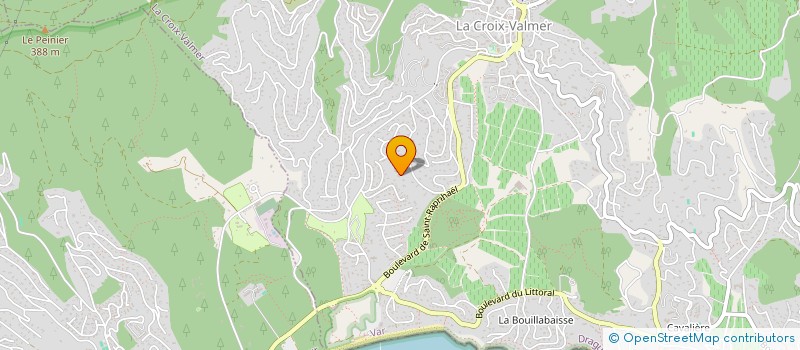 localisation de l'entreprise SCI JULIANT à LA CROIX-VALMER