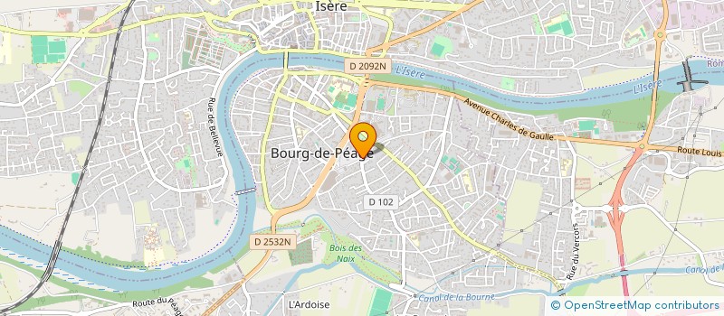 localisation de l'entreprise SCI JULIANT  BOURG-DE-PEAGE