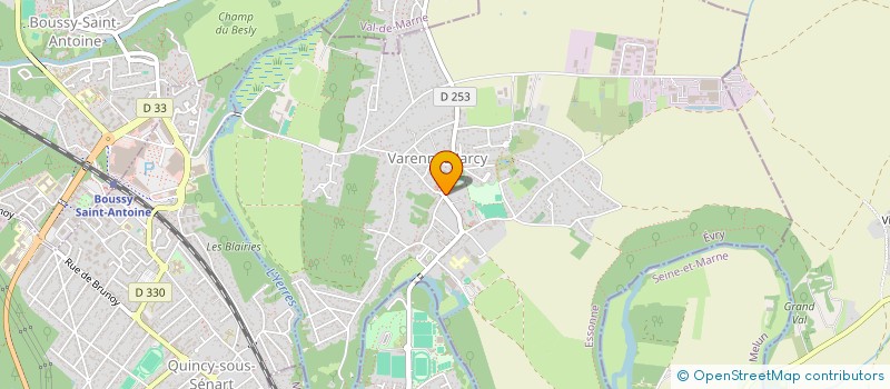 localisation de l'entreprise SCI JULIARD  VARENNES-JARCY