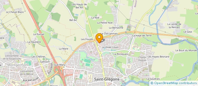 localisation de l'entreprise SCI JULIATOM  SAINT-GREGOIRE