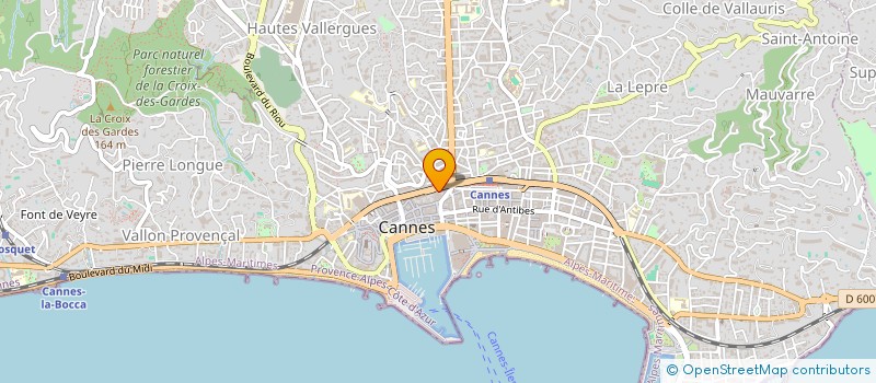 localisation de l'entreprise SCI JULIE à CANNES