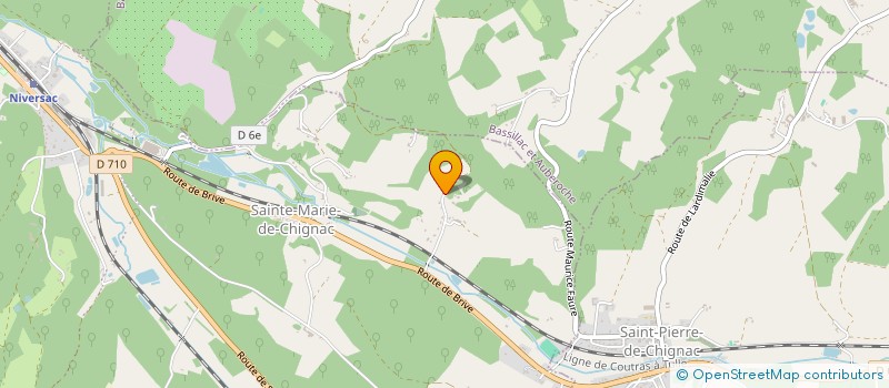 localisation de l'entreprise SCI JULIE  SAINT-PIERRE-DE-CHIGNAC