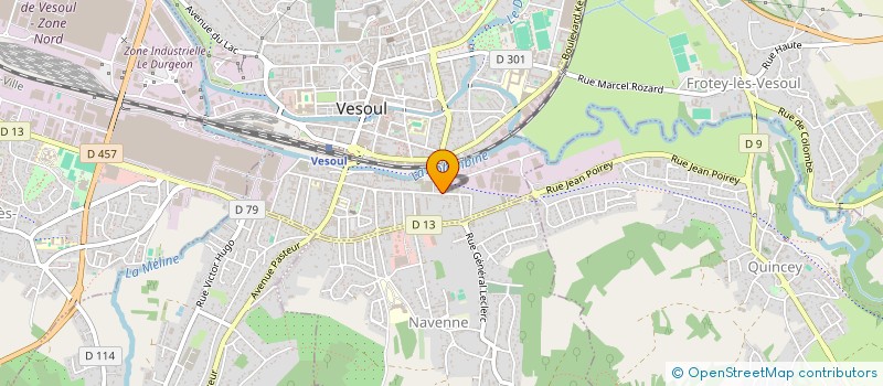 localisation de l'entreprise SCI JULIE à VESOUL