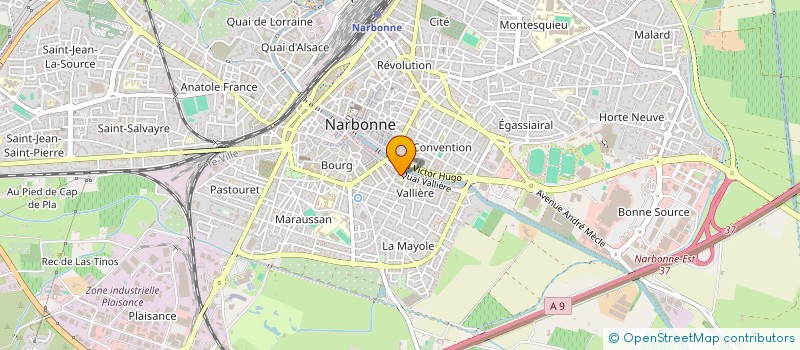 localisation de l'entreprise SCI JULIE à NARBONNE