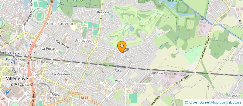 localisation de l'entreprise SCI JULIE à VILLENEUVE-D'ASCQ