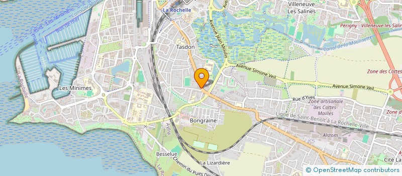 localisation de l'entreprise SCI JULIE  LA ROCHELLE