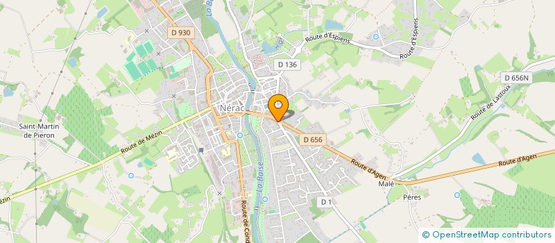 localisation de l'entreprise SCI JULIE  NERAC