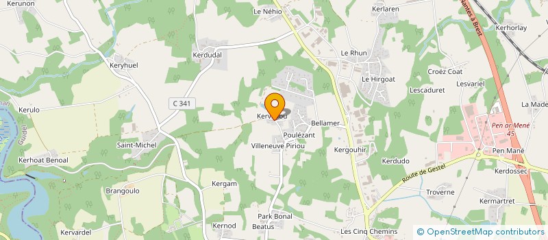 localisation de l'entreprise SCI JULIE  GUIDEL