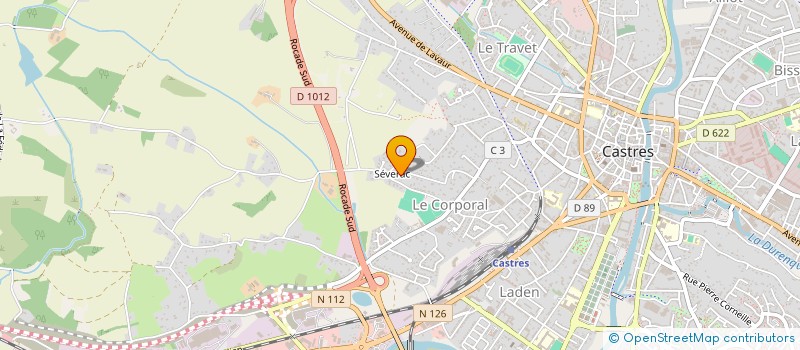 localisation de l'entreprise SCI JULIE  CASTRES