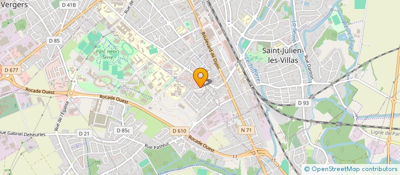 localisation de l'entreprise SCI JULIE à TROYES