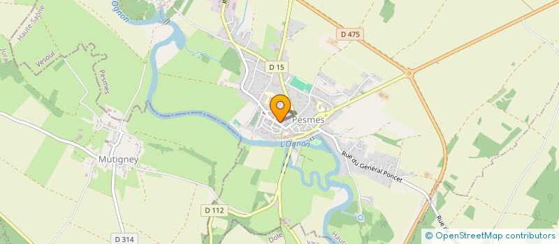 localisation de l'entreprise SCI JULIE  PESMES