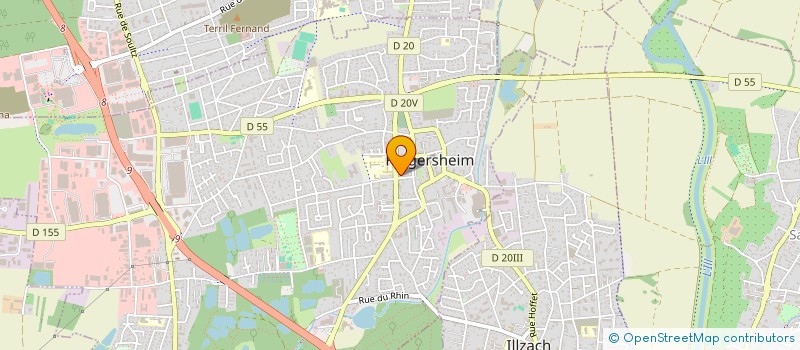 localisation de l'entreprise SCI JULIE  KINGERSHEIM