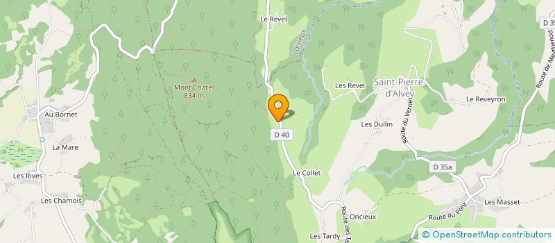 localisation de l'entreprise SCI JULIE  SAINT PIERRE D'ALVEY