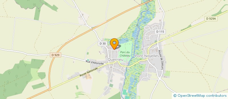 localisation de l'entreprise SCI JULIE  QUERRIEU