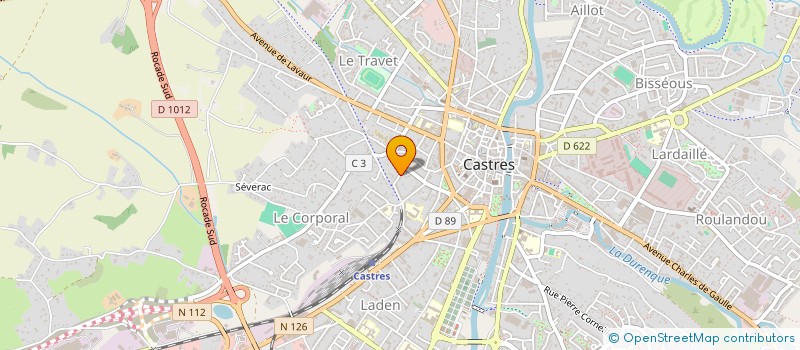 localisation de l'entreprise SCI JULIE  CASTRES