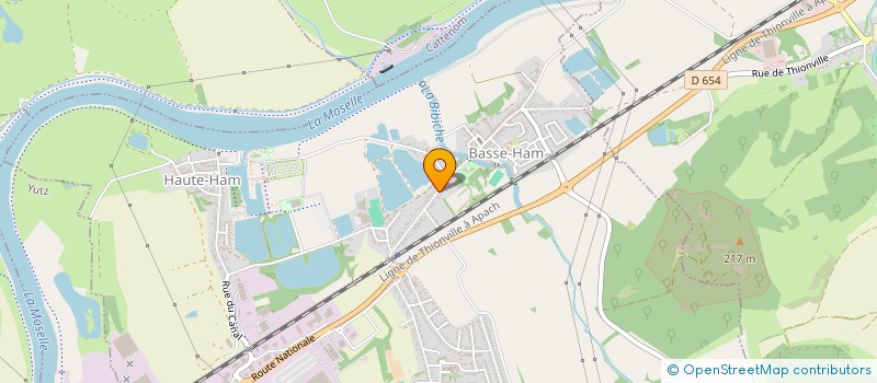 localisation de l'entreprise SCI JULIE AZUR  BASSE-HAM