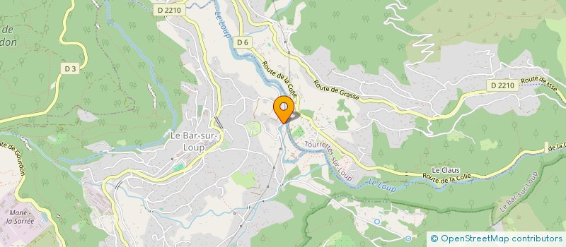 localisation de l'entreprise SCI JULIE CONSTANCE  LE BAR-SUR-LOUP