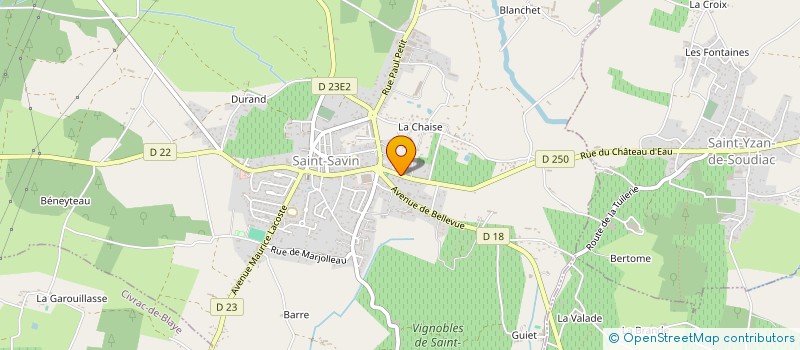 localisation de l'entreprise SCI JULIE LAURIANNE  SAINT-SAVIN