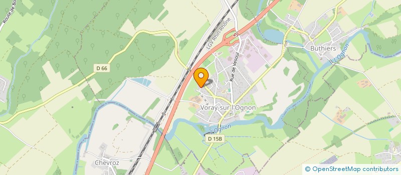 localisation de l'entreprise SCI JULIE & LUCAS  VORAY-SUR-L'OGNON