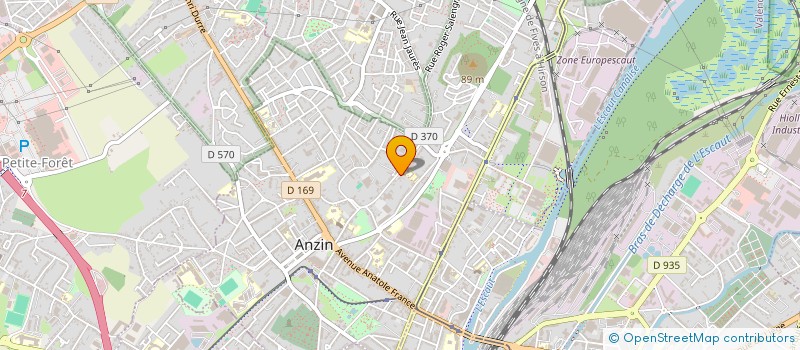 localisation de l'entreprise SCI JULIE'S MOUNTAIN LODGE  ANZIN