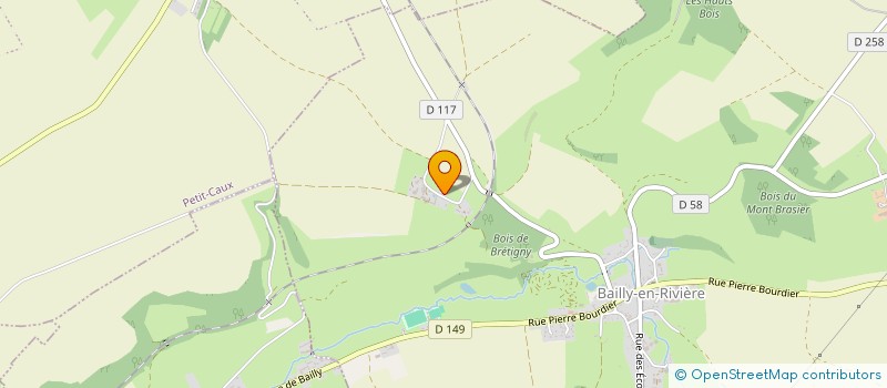 localisation de l'entreprise SCI JULIEMA  BAILLY-EN-RIVIERE