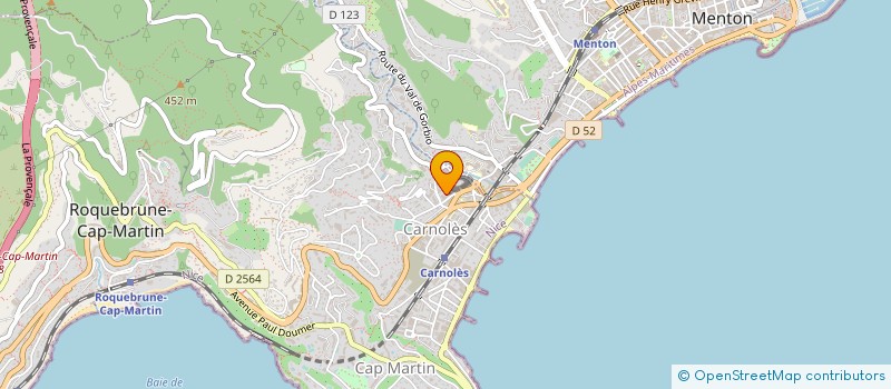 localisation de l'entreprise SCI JULIEN à ROQUEBRUNE-CAP-MARTIN