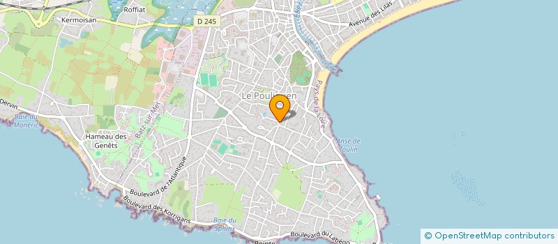 localisation de l'entreprise SCI JULIEN  LE POULIGUEN