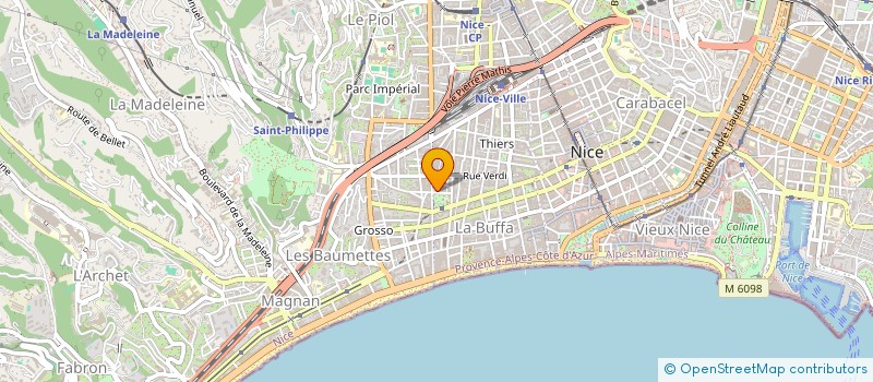 localisation de l'entreprise SCI JULIEN à NICE