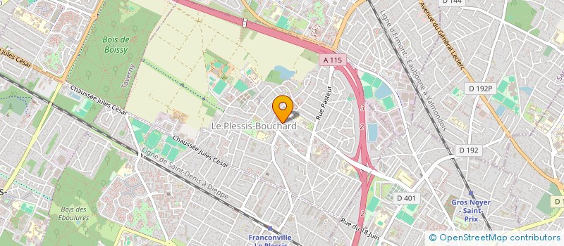 localisation de l'entreprise SCI JULIEN à LE PLESSIS-BOUCHARD