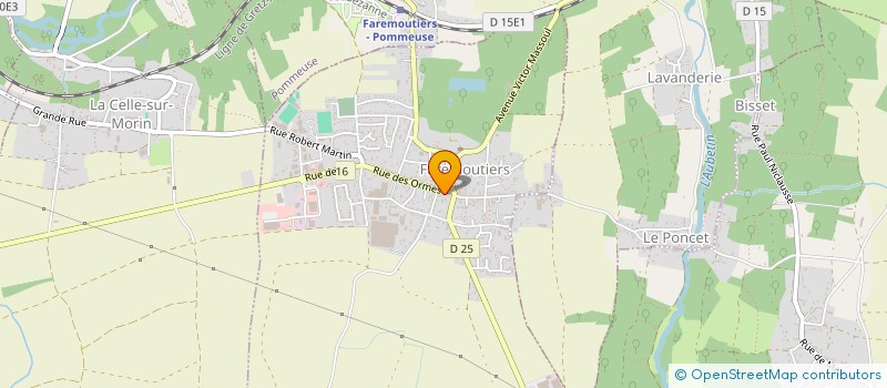 localisation de l'entreprise SCI JULIEN à FAREMOUTIERS