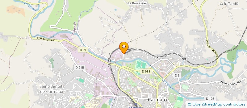 localisation de l'entreprise SCI JULIEN à CARMAUX