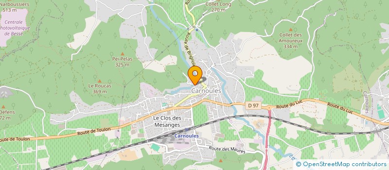 localisation de l'entreprise SCI JULIEN  CARNOULES