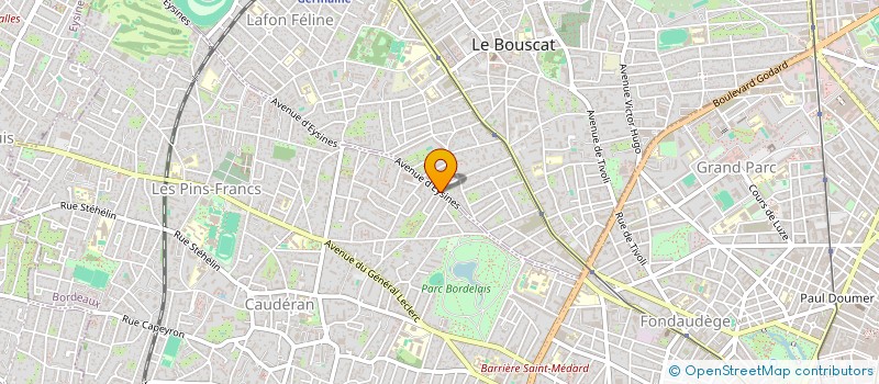 localisation de l'entreprise SCI JULIEN  BORDEAUX