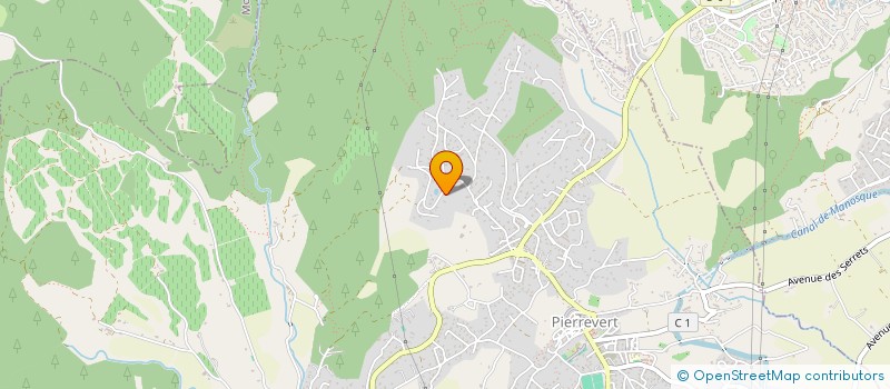 localisation de l'entreprise SCI JULIEN  PIERREVERT