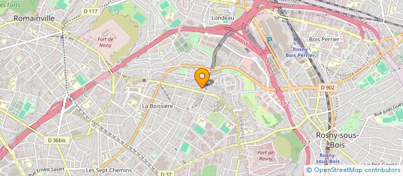 localisation de l'entreprise SCI JULIEN à MONTREUIL