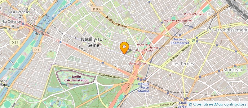 localisation de l'entreprise SCI JULIEN à NEUILLY-SUR-SEINE