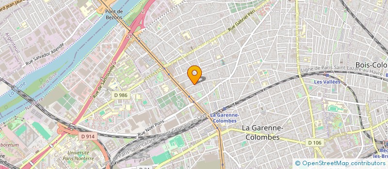 localisation de l'entreprise SCI JULIEN  COLOMBES