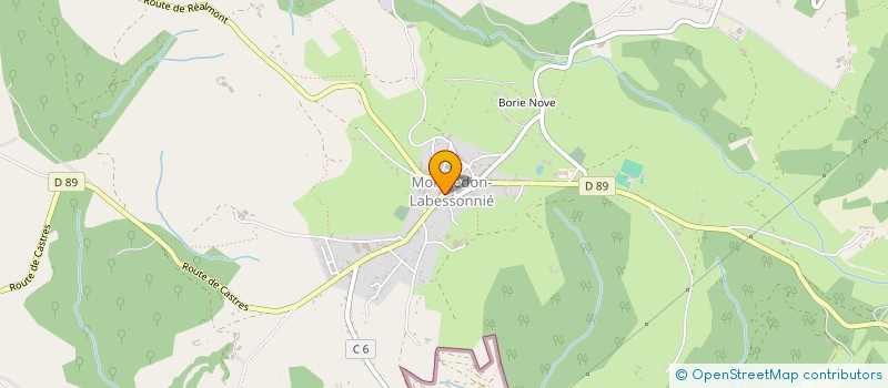 localisation de l'entreprise SCI JULIEN  MONTREDON-LABESSONNIE