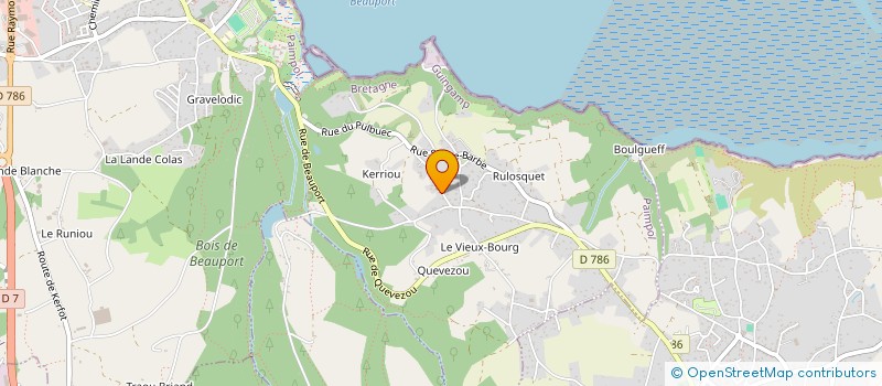 localisation de l'entreprise SCI JULIEN  PAIMPOL