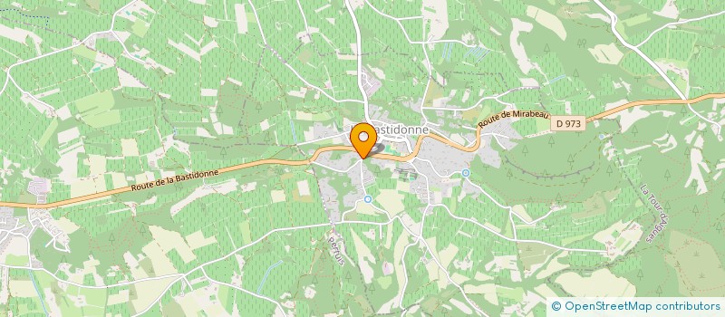 localisation de l'entreprise SCI JULIEN  LA BASTIDONNE