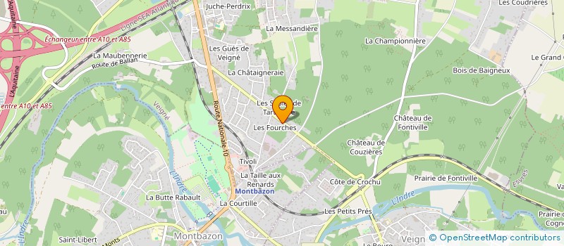 localisation de l'entreprise SCI JULIEN à VEIGNE