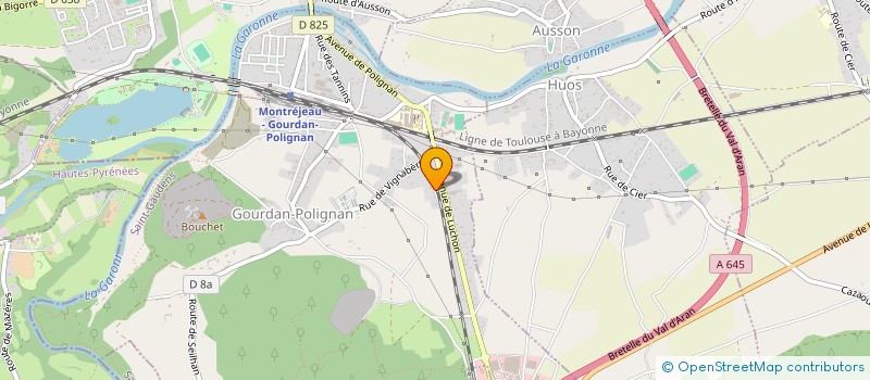 localisation de l'entreprise SCI JULIEN  GOURDAN-POLIGNAN